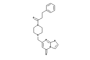 7-[(4-hydrocinnamoylpiperazino)methyl]thiazolo[3,2-a]pyrimidin-5-one