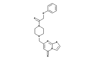 7-[[4-(2-phenoxyacetyl)piperazino]methyl]thiazolo[3,2-a]pyrimidin-5-one