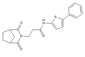 3-(2,4-diketo-3-azabicyclo[3.2.1]octan-3-yl)-N-(5-phenyl-2-thienyl)propionamide