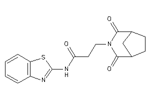 N-(1,3-benzothiazol-2-yl)-3-(2,4-diketo-3-azabicyclo[3.2.1]octan-3-yl)propionamide