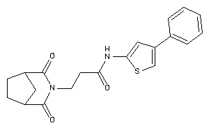 3-(2,4-diketo-3-azabicyclo[3.2.1]octan-3-yl)-N-(4-phenyl-2-thienyl)propionamide