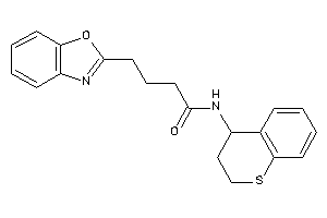 4-(1,3-benzoxazol-2-yl)-N-thiochroman-4-yl-butyramide