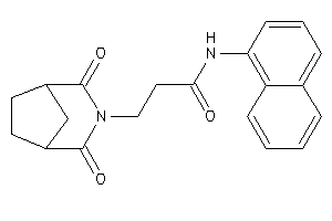 3-(2,4-diketo-3-azabicyclo[3.2.1]octan-3-yl)-N-(1-naphthyl)propionamide