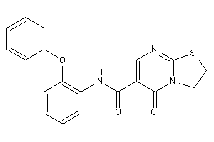 5-keto-N-(2-phenoxyphenyl)-2,3-dihydrothiazolo[3,2-a]pyrimidine-6-carboxamide