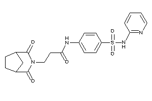 3-(2,4-diketo-3-azabicyclo[3.2.1]octan-3-yl)-N-[4-(2-pyridylsulfamoyl)phenyl]propionamide