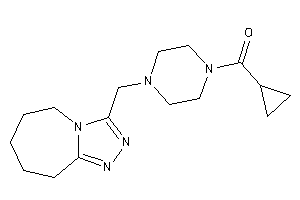 Cyclopropyl-[4-(6,7,8,9-tetrahydro-5H-[1,2,4]triazolo[4,3-a]azepin-3-ylmethyl)piperazino]methanone