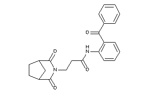 N-(2-benzoylphenyl)-3-(2,4-diketo-3-azabicyclo[3.2.1]octan-3-yl)propionamide