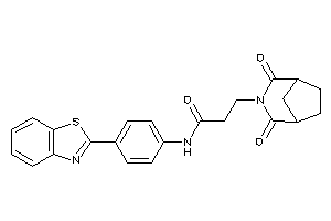 N-[4-(1,3-benzothiazol-2-yl)phenyl]-3-(2,4-diketo-3-azabicyclo[3.2.1]octan-3-yl)propionamide