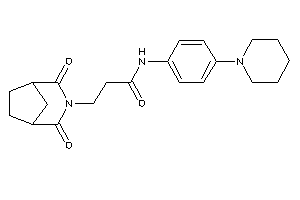 3-(2,4-diketo-3-azabicyclo[3.2.1]octan-3-yl)-N-(4-piperidinophenyl)propionamide