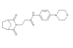 3-(2,4-diketo-3-azabicyclo[3.2.1]octan-3-yl)-N-(4-morpholinophenyl)propionamide