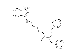 N-benzyl-6-[(1,1-diketo-1,2-benzothiazol-3-yl)amino]-N-phenethyl-hexanamide