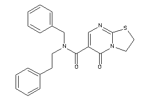 N-benzyl-5-keto-N-phenethyl-2,3-dihydrothiazolo[3,2-a]pyrimidine-6-carboxamide