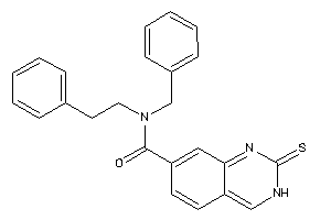 N-benzyl-N-phenethyl-2-thioxo-3H-quinazoline-7-carboxamide