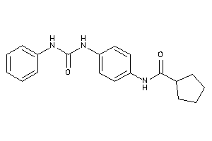 N-[4-(phenylcarbamoylamino)phenyl]cyclopentanecarboxamide