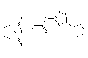 3-(2,4-diketo-3-azabicyclo[3.2.1]octan-3-yl)-N-[5-(tetrahydrofuryl)-1,3,4-thiadiazol-2-yl]propionamide