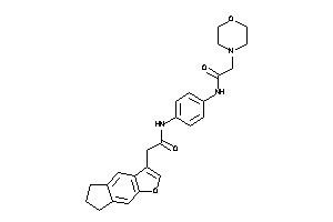 N-[4-[[2-(6,7-dihydro-5H-cyclopenta[f]benzofuran-3-yl)acetyl]amino]phenyl]-2-morpholino-acetamide