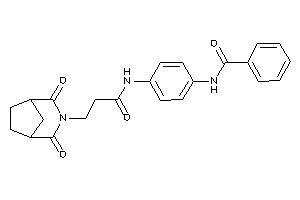 N-[4-[3-(2,4-diketo-3-azabicyclo[3.2.1]octan-3-yl)propanoylamino]phenyl]benzamide