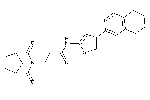 3-(2,4-diketo-3-azabicyclo[3.2.1]octan-3-yl)-N-(4-tetralin-6-yl-2-thienyl)propionamide