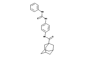 N-[4-(phenylcarbamoylamino)phenyl]adamantane-1-carboxamide