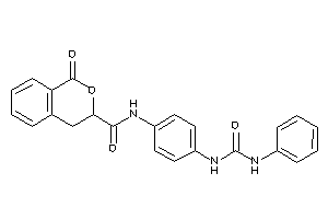 1-keto-N-[4-(phenylcarbamoylamino)phenyl]isochroman-3-carboxamide