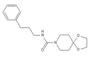 N-(3-phenylpropyl)-1,4-dioxa-8-azaspiro[4.5]decane-8-carboxamide