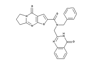 Image of N-benzyl-keto-N-[(4-keto-3H-quinazolin-2-yl)methyl]BLAHcarboxamide