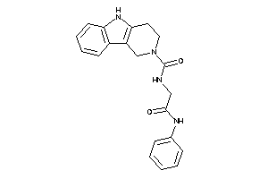 N-(2-anilino-2-keto-ethyl)-1,3,4,5-tetrahydropyrido[4,3-b]indole-2-carboxamide