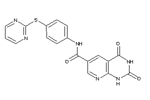 2,4-diketo-N-[4-(2-pyrimidylthio)phenyl]-1H-pyrido[2,3-d]pyrimidine-6-carboxamide