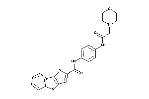 Image of N-[4-[(2-morpholinoacetyl)amino]phenyl]thieno[3,2-b]benzothiophene-2-carboxamide
