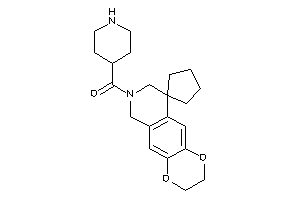 4-piperidyl(spiro[2,3,6,8-tetrahydro-[1,4]dioxino[2,3-g]isoquinoline-9,1'-cyclopentane]-7-yl)methanone