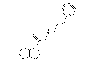 1-(3,3a,4,5,6,6a-hexahydro-2H-cyclopenta[b]pyrrol-1-yl)-2-(3-phenylpropylamino)ethanone