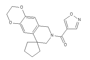 Isoxazol-4-yl(spiro[2,3,6,8-tetrahydro-[1,4]dioxino[2,3-g]isoquinoline-9,1'-cyclopentane]-7-yl)methanone