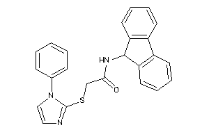 N-(9H-fluoren-9-yl)-2-[(1-phenylimidazol-2-yl)thio]acetamide