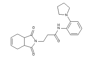 3-(1,3-diketo-3a,4,7,7a-tetrahydroisoindol-2-yl)-N-(2-pyrrolidinophenyl)propionamide