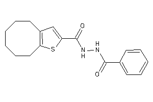 N'-benzoyl-4,5,6,7,8,9-hexahydrocycloocta[b]thiophene-2-carbohydrazide