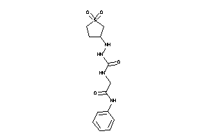 2-[[(1,1-diketothiolan-3-yl)amino]carbamoylamino]-N-phenyl-acetamide