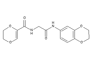 N-[2-(2,3-dihydro-1,4-benzodioxin-6-ylamino)-2-keto-ethyl]-2,3-dihydro-1,4-dioxine-5-carboxamide