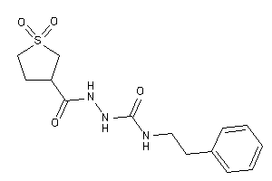 1-[(1,1-diketothiolane-3-carbonyl)amino]-3-phenethyl-urea