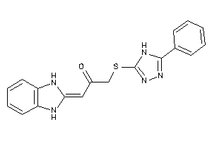 1-(1,3-dihydrobenzimidazol-2-ylidene)-3-[(5-phenyl-4H-1,2,4-triazol-3-yl)thio]acetone