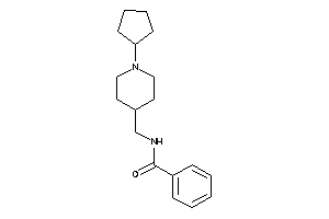 N-[(1-cyclopentyl-4-piperidyl)methyl]benzamide