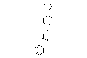 N-[(1-cyclopentyl-4-piperidyl)methyl]-2-phenyl-acetamide