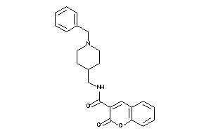 N-[(1-benzyl-4-piperidyl)methyl]-2-keto-chromene-3-carboxamide