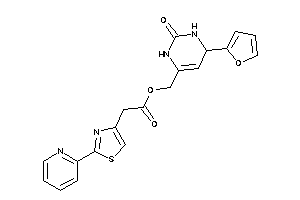 2-[2-(2-pyridyl)thiazol-4-yl]acetic Acid [4-(2-furyl)-2-keto-3,4-dihydro-1H-pyrimidin-6-yl]methyl Ester