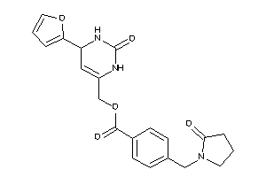 4-[(2-ketopyrrolidino)methyl]benzoic Acid [4-(2-furyl)-2-keto-3,4-dihydro-1H-pyrimidin-6-yl]methyl Ester