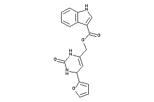 1H-indole-3-carboxylic Acid [4-(2-furyl)-2-keto-3,4-dihydro-1H-pyrimidin-6-yl]methyl Ester