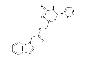 Image of 2-indol-1-ylacetic Acid [4-(2-furyl)-2-keto-3,4-dihydro-1H-pyrimidin-6-yl]methyl Ester