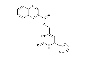 Image of Quinoline-3-carboxylic Acid [4-(2-furyl)-2-keto-3,4-dihydro-1H-pyrimidin-6-yl]methyl Ester