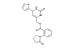 2-(2-ketopyrrolidino)benzoic Acid [4-(2-furyl)-2-keto-3,4-dihydro-1H-pyrimidin-6-yl]methyl Ester