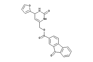 9-ketofluorene-2-carboxylic Acid [4-(2-furyl)-2-keto-3,4-dihydro-1H-pyrimidin-6-yl]methyl Ester