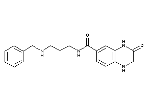 N-[3-(benzylamino)propyl]-3-keto-2,4-dihydro-1H-quinoxaline-6-carboxamide